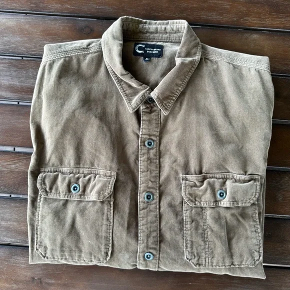 Lucky Brand Cole Hauser Corduroy Utility Shirt, size XL - Picture 2 of 5